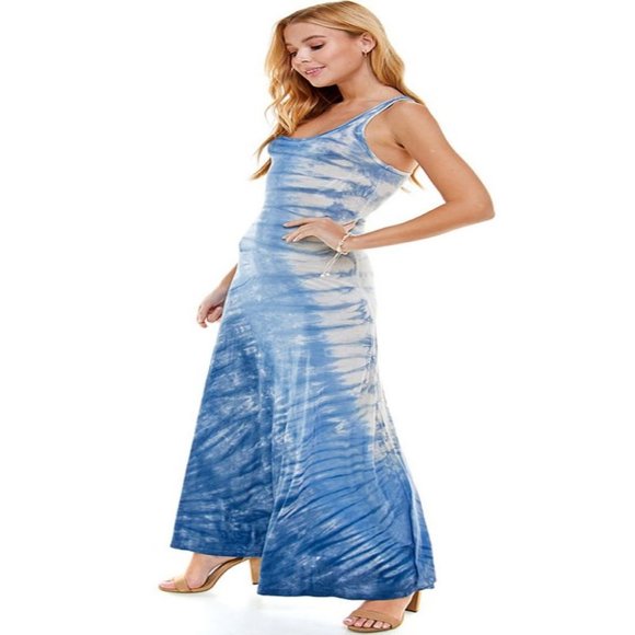 Bully Designer DRESS Tie Dye SUNDRESS Maxi DRESS Racerback DRESS Priced CHEAP - Picture 6 of 14